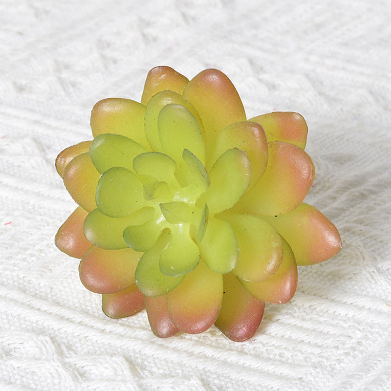 Artificial Succulents Fake Lotus Plants Realistic Home Office Decor