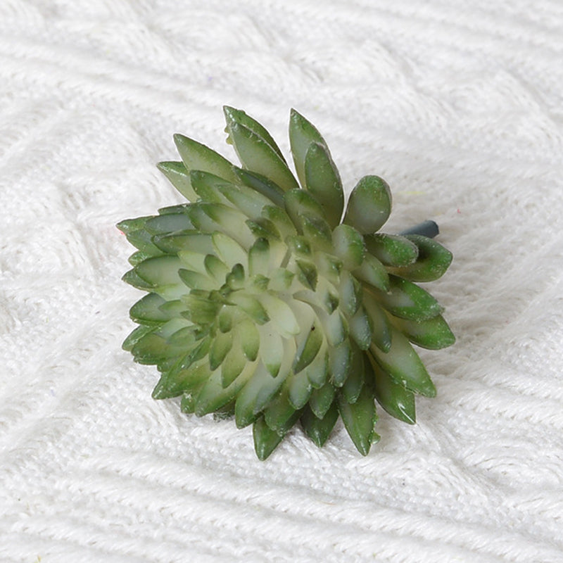 Artificial Succulents Small Pinecone Plants Home Office Crafting DIY Decor