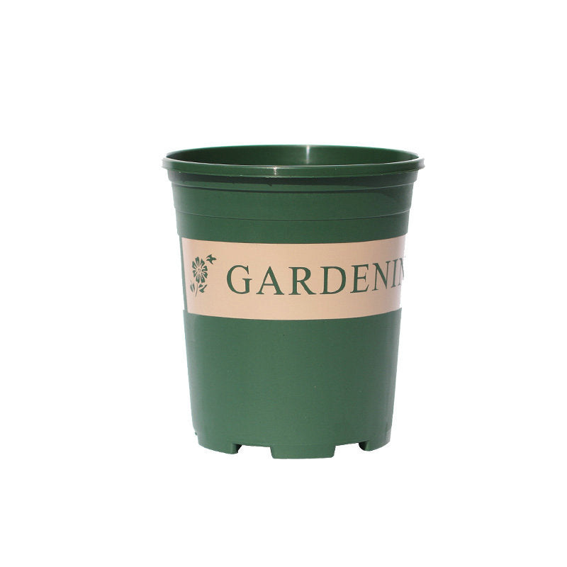 Garden Green Cylinder Plant Pots PP Resin Planters Outdoor Home Decor