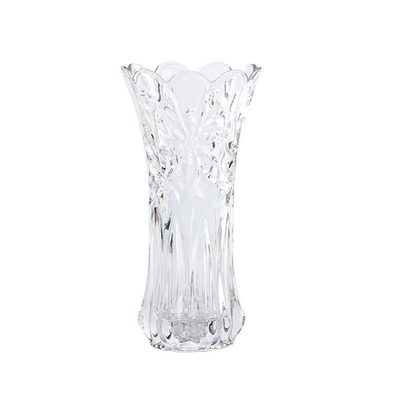 Orchid Texture Glass Vase For Flowers Wedding Home Table Party Decor