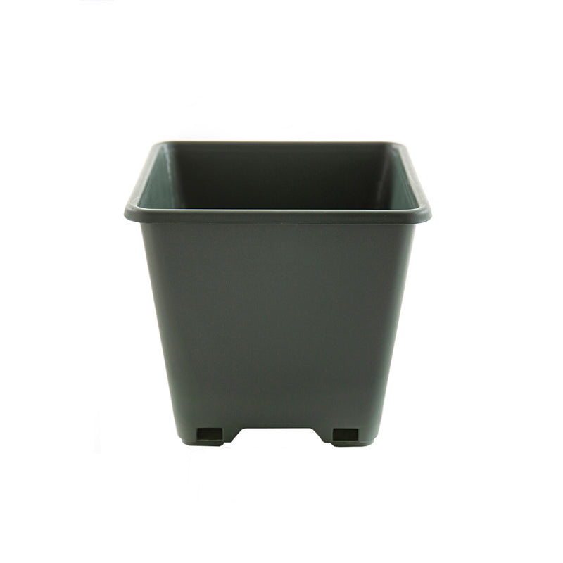 Dark Green Square Plant Pot Outdoor Garden Planter Flowers Vegetables Herbs