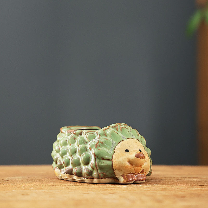 Lovely Hedgehog Plant Pot Creative Animal Planter Home Decor