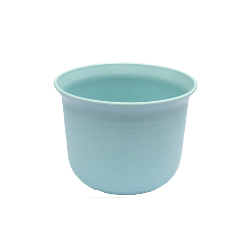 Blue Round Plant Pot Indoor Outdoor Planter Home Garden Decor