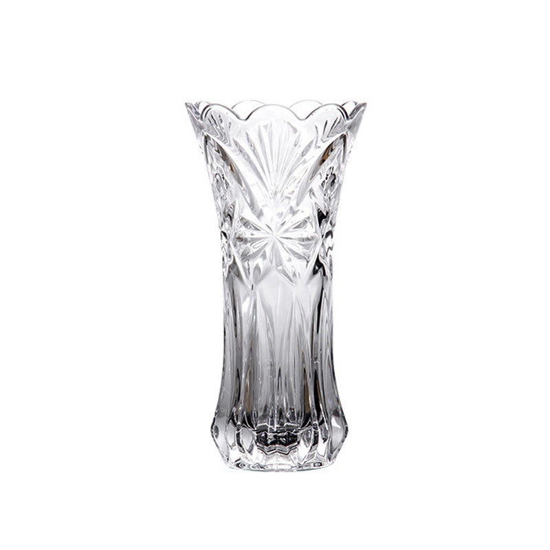 Cabbage Texture Glass Vase For Flowers Wedding Home Table Party Decor