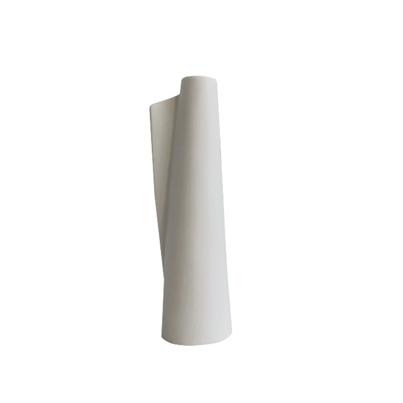 White Ceramic Vase Modern Home Decor Flower Arrangement, Model 4