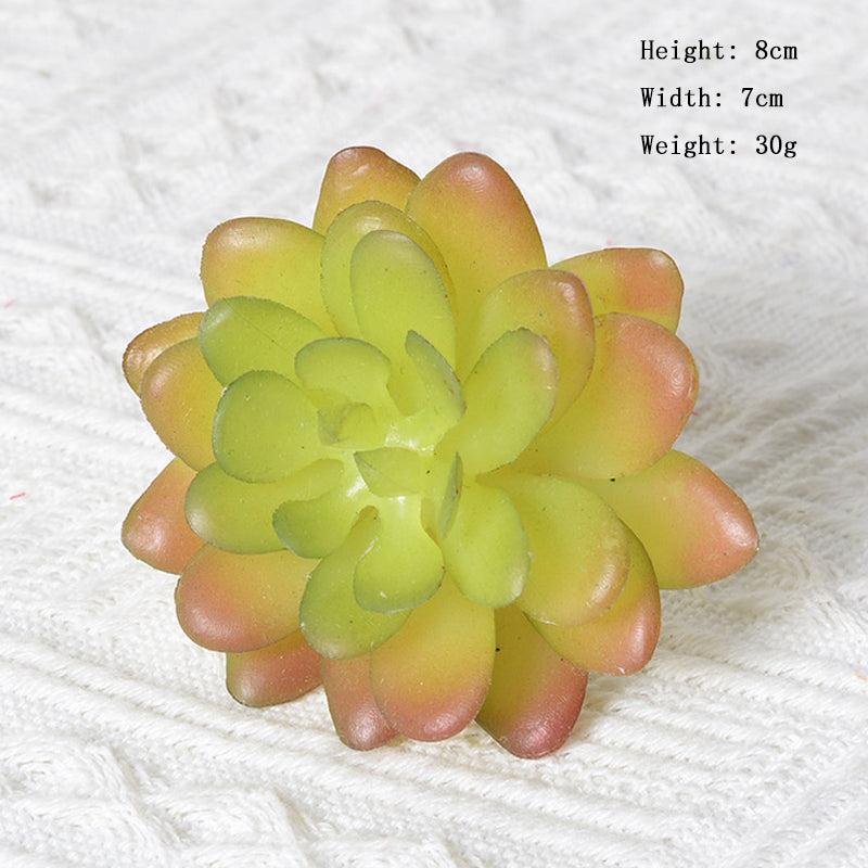 Artificial Succulents Fake Lotus Plants Realistic Home Office Decor