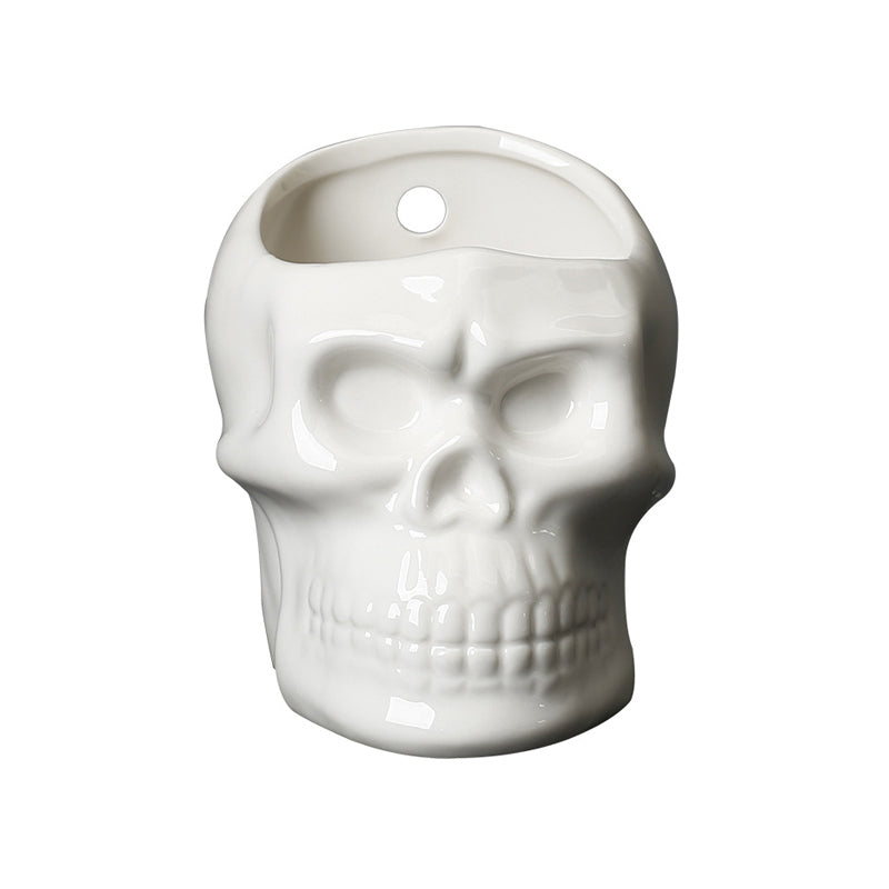 White Skull Wall Planters Modern Creative Hanging Planters Home Decor