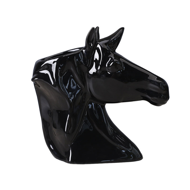 Black Horse Head Hydroponic Plant Pots Creative Indoor Planters Home Decor