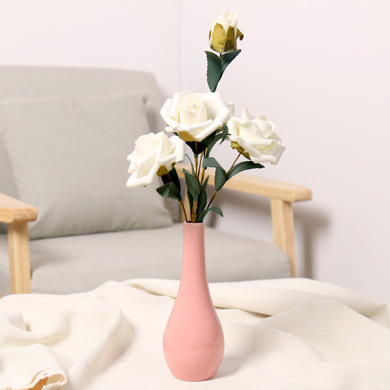 Pink Flower Vase Living Room, Kitchen, Office, Table, Wedding Decor