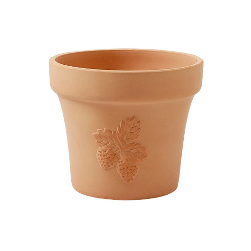 Fruit Relief Terracotta Plant Pot Flowerpot