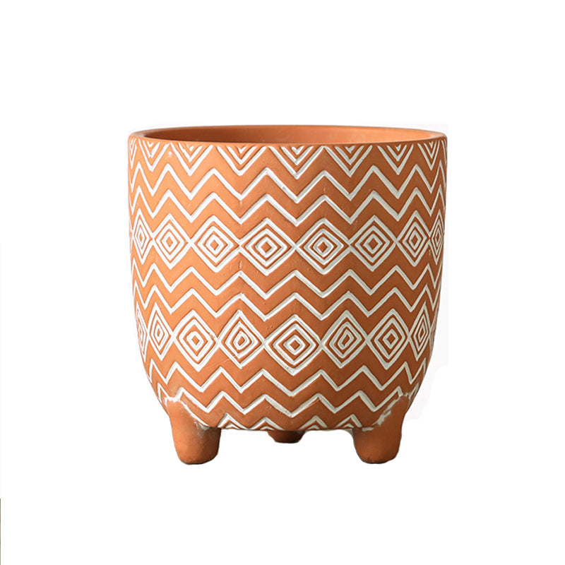 Terracotta Three-legged Plant Pot Flowerpot