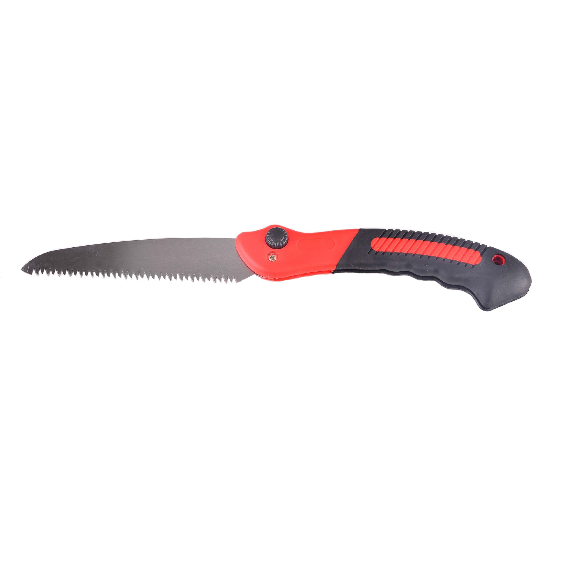 Folding Pruning Saw, Black Red Handle