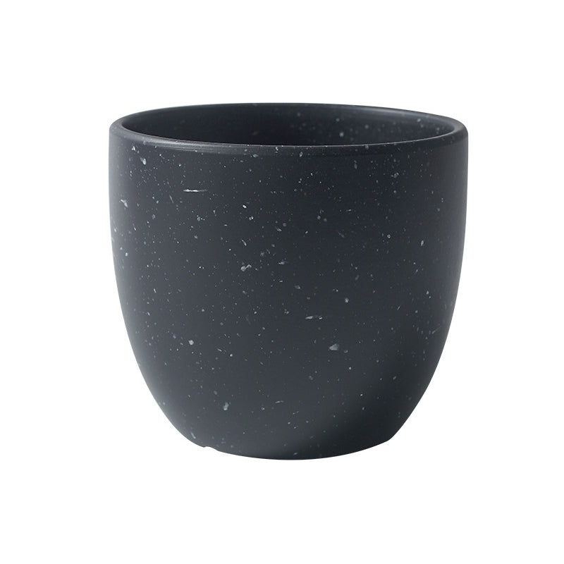 Black Speckle Round Plant Pots Indoor Flowerpots Planters