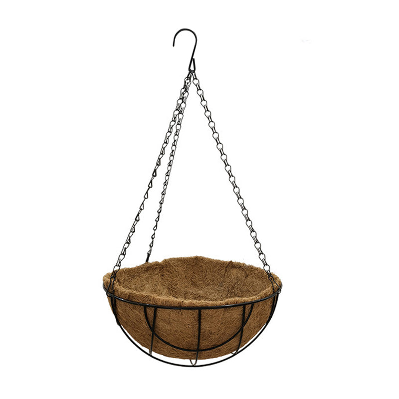 Hanging Basket Coco Fibre Liner Flowerpots Plant Pots, Model 4