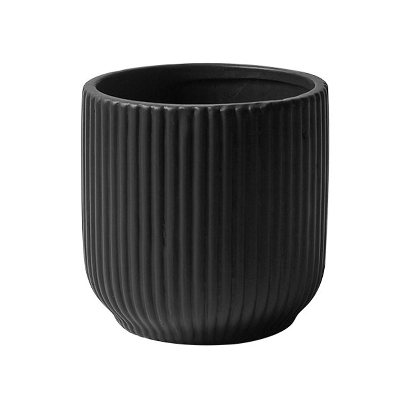 Black Vibes Fold Round Plant Pots Indoor Flowerpots Planters