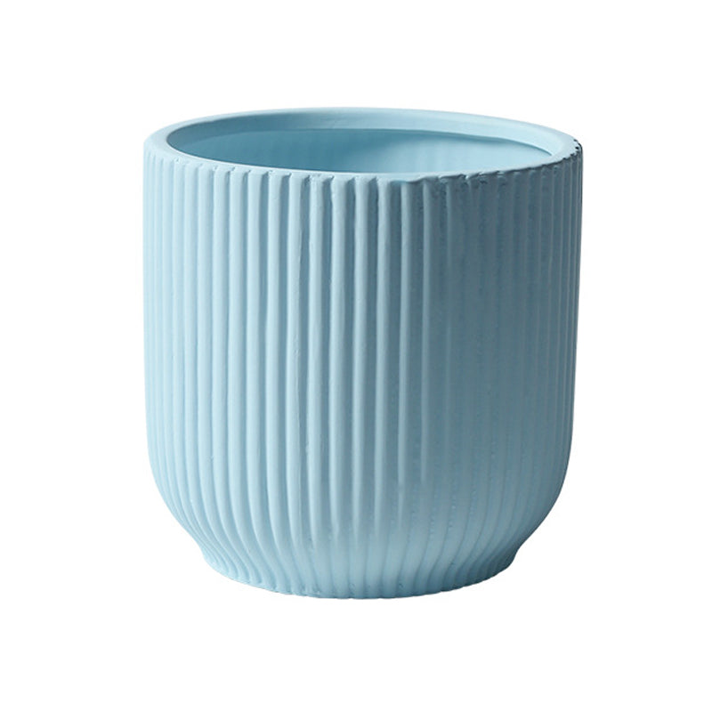 Light Blue Vibes Fold Round Plant Pots Indoor Flowerpots Planters