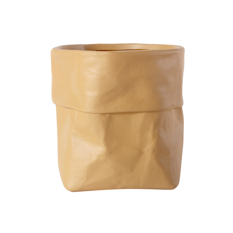 Kraft Paper Bag Plant Pots Indoor Flowerpots Planters