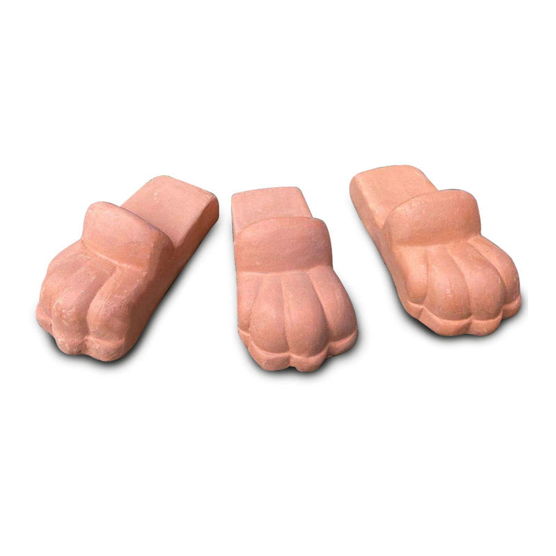 Pack of 3 Terracotta Pot Feet Foot