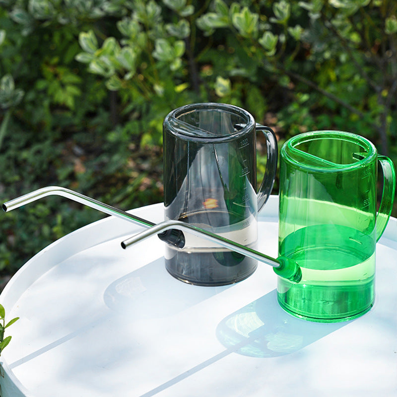 Green Plastic Watering Can 1L