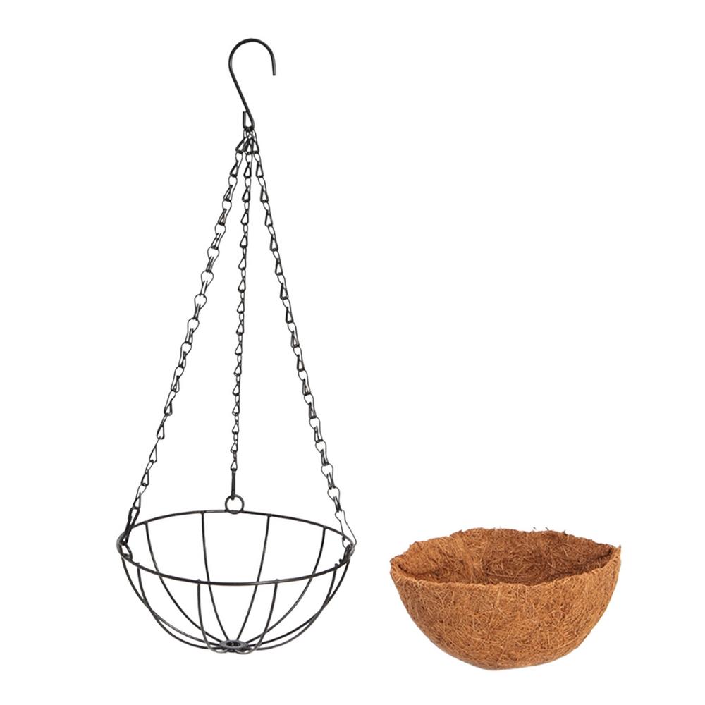 Hanging Basket Coco Fibre Liner Flowerpots Plant Pots, Model 1