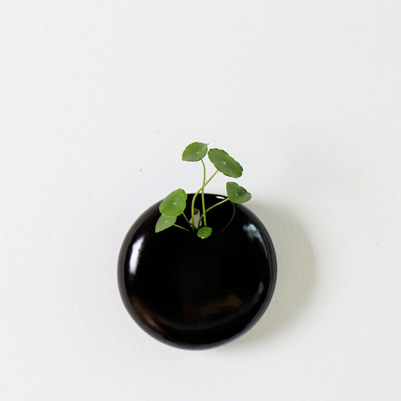 Black Wall Planters For Hydroponic Plants Home Living Room Decor