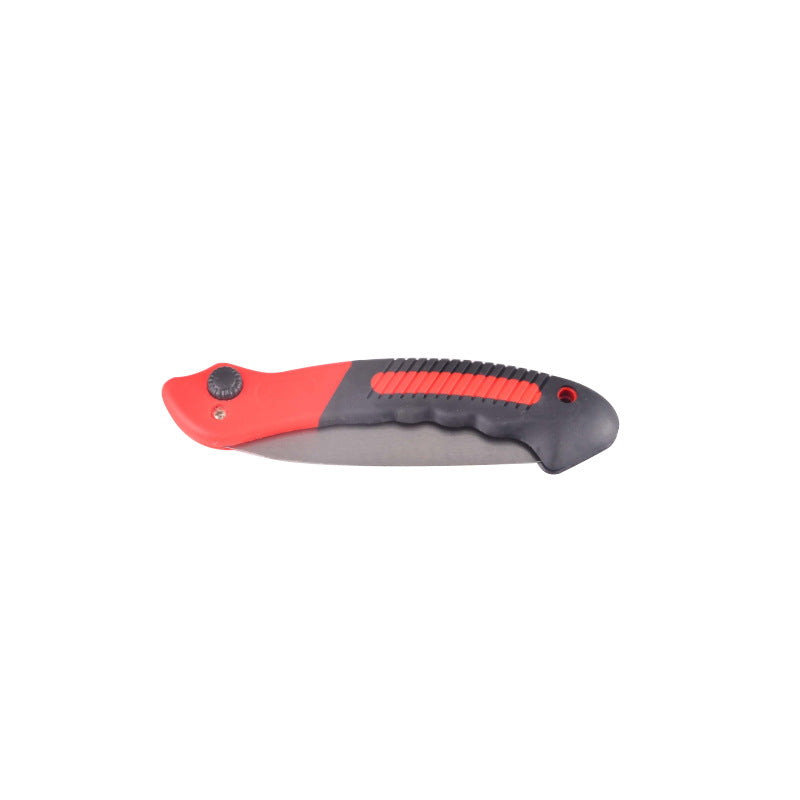 Folding Pruning Saw, Black Red Handle