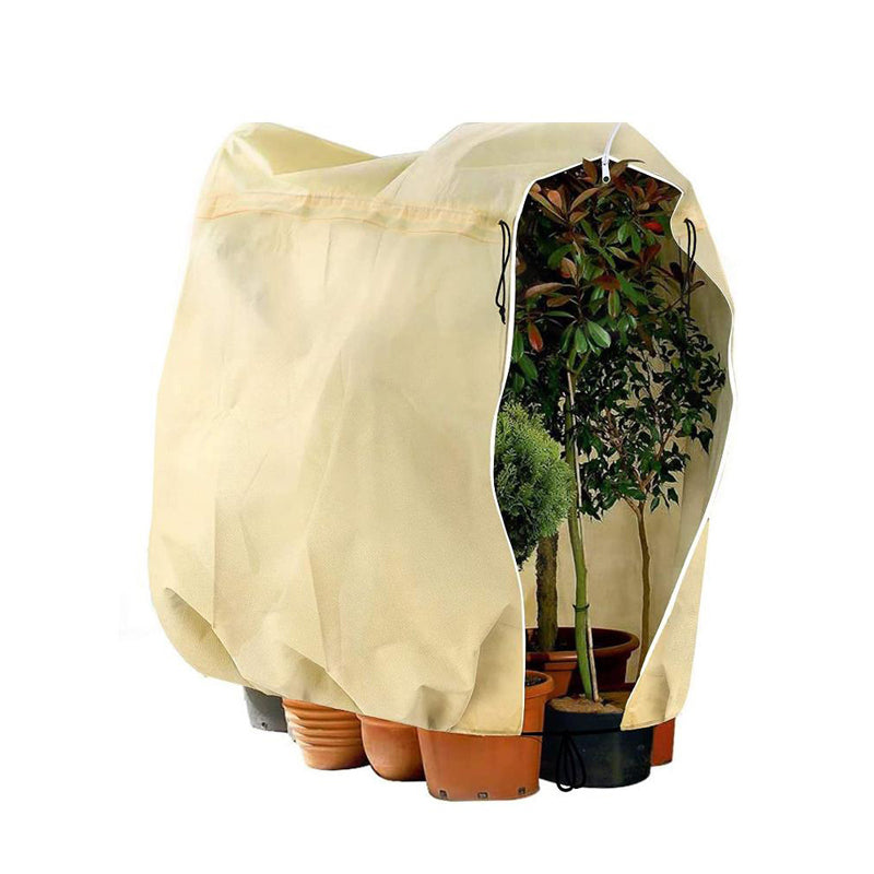 Light Yellow Plant Warming Fleece Covers