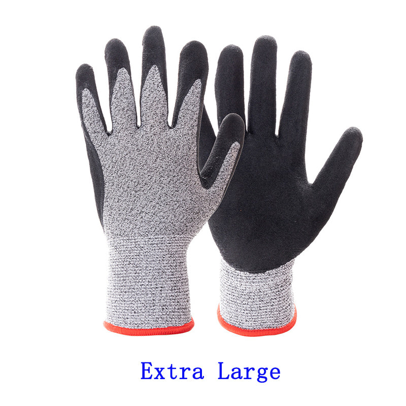 Grey Black Wear-resistant Garden Gloves