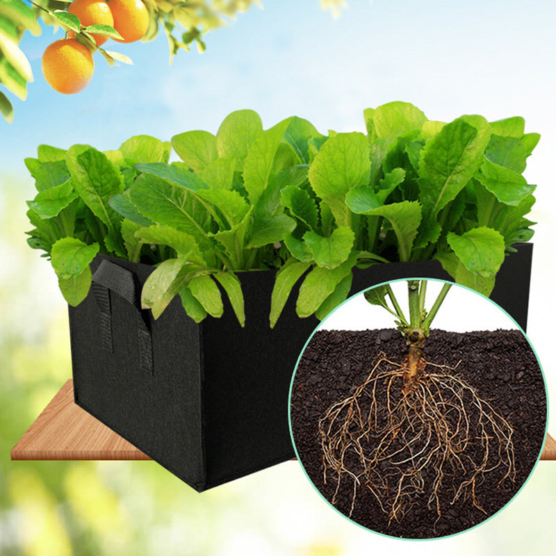 Fleece Grow Bags, Brown