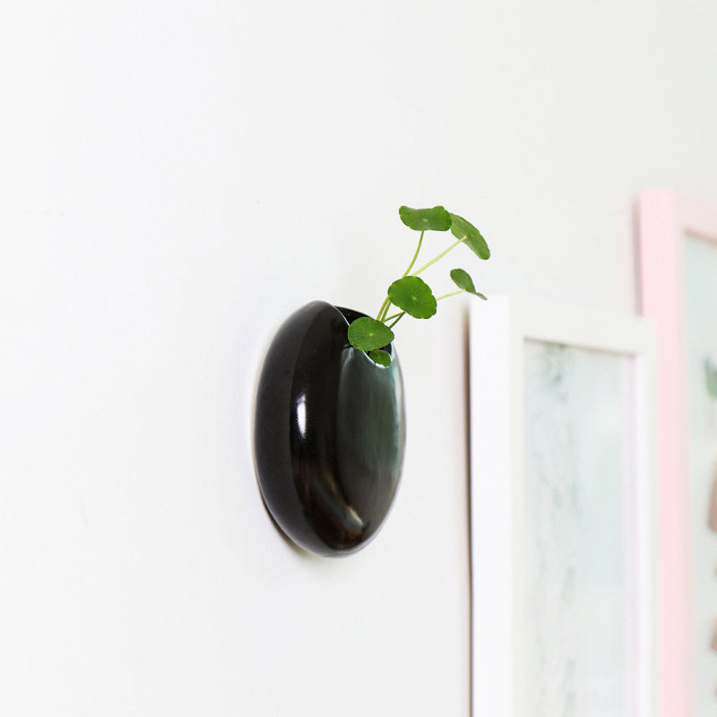 Black Wall Planters For Hydroponic Plants Home Living Room Decor