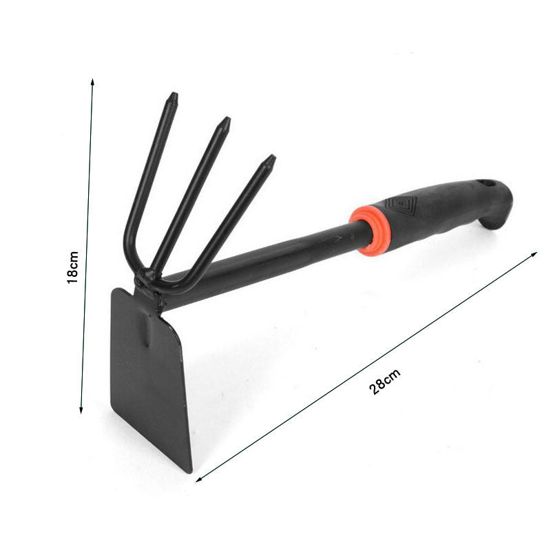 Black Rubber Handle Tools Set