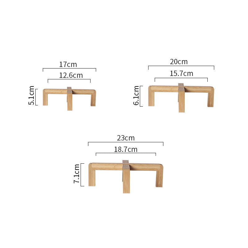 Wooden Plant Stand Square Legs